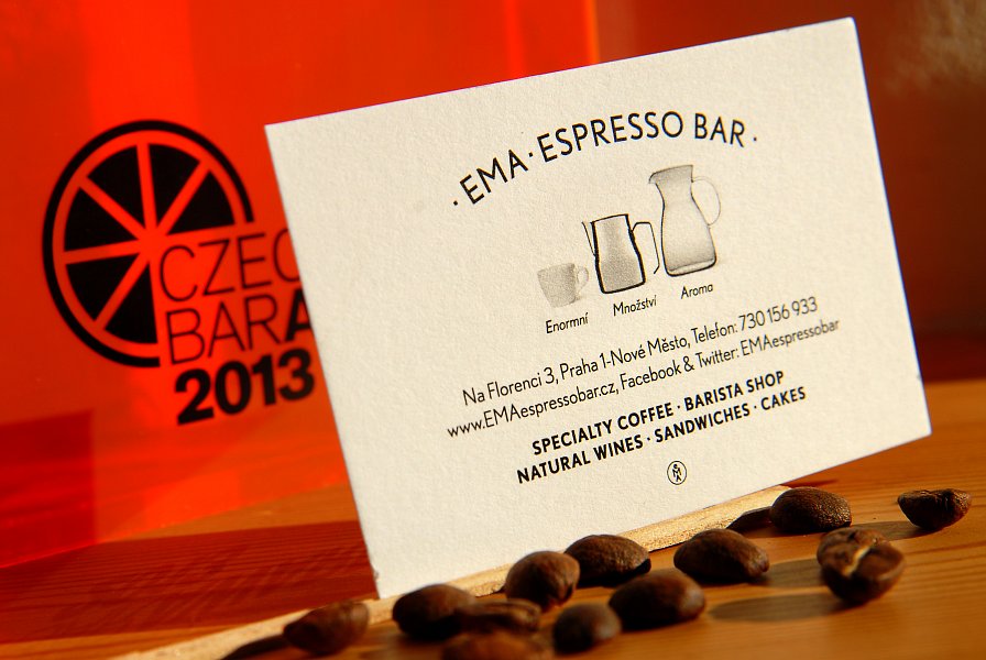Espresso bar EMA vizitka